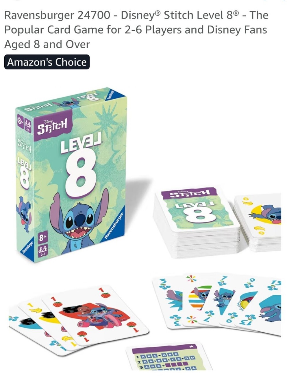 Ravensburger Stitch Level 8 Card Game